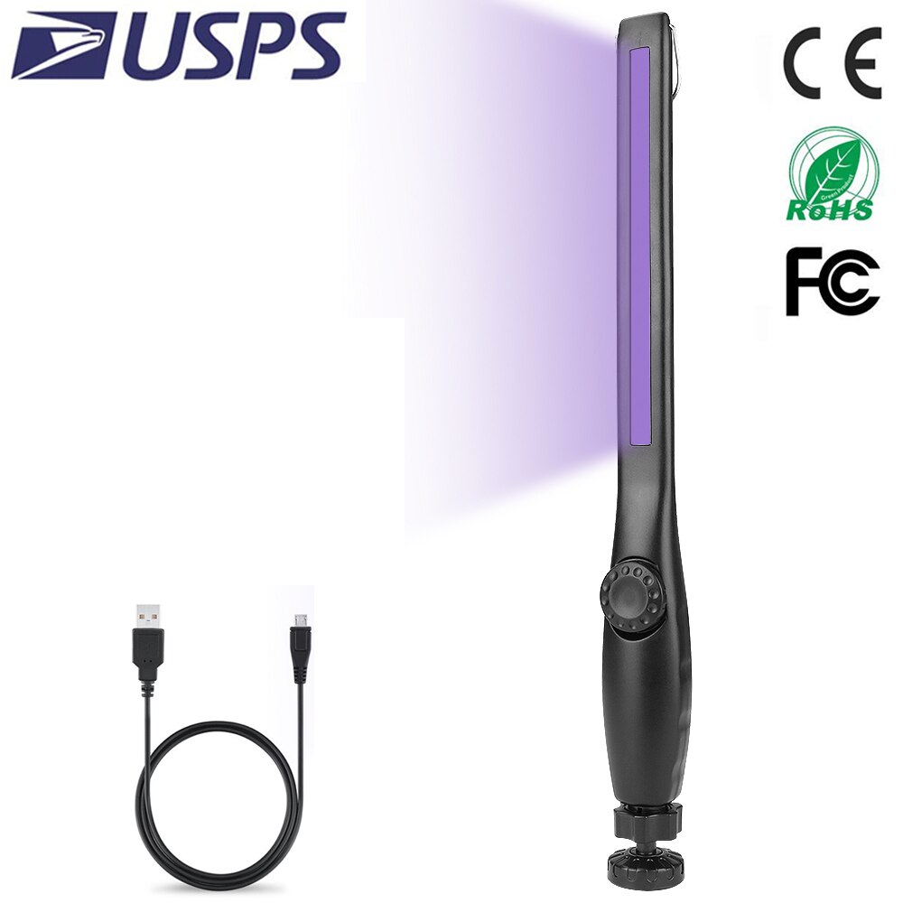 ZK20 Uv Licht Wand Handheld Uv Sanitizer Uvc Licht Led Uvc Sanitizer Wand Voor Huishoudelijke Garderobe Toilet Keuken Speelgoed: NEW UVC Rechargeable