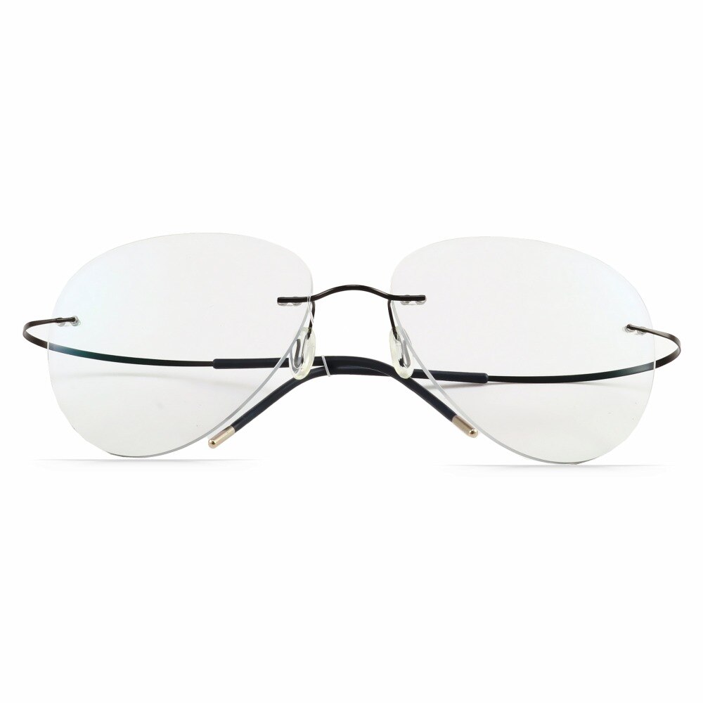 Summer Transition Sunglasses Titanium Photochromic Glasses Frame Men's and Women's Chameleon Eyeglasses