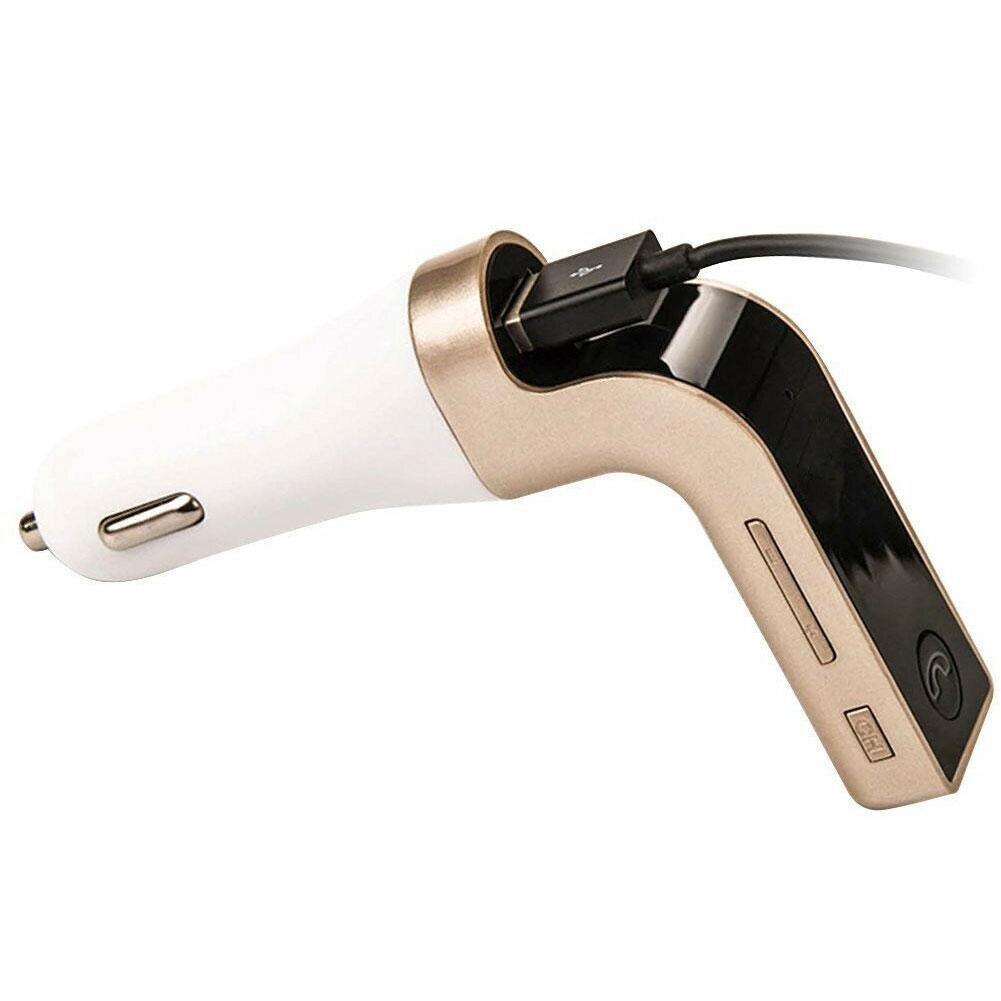 1pc Kit de coche manos libres Bluetooth FM Transmisor de Radio MP3 jugador cargador USB adaptador de cargador de teléfono para el coche Kit de accesorios de coche