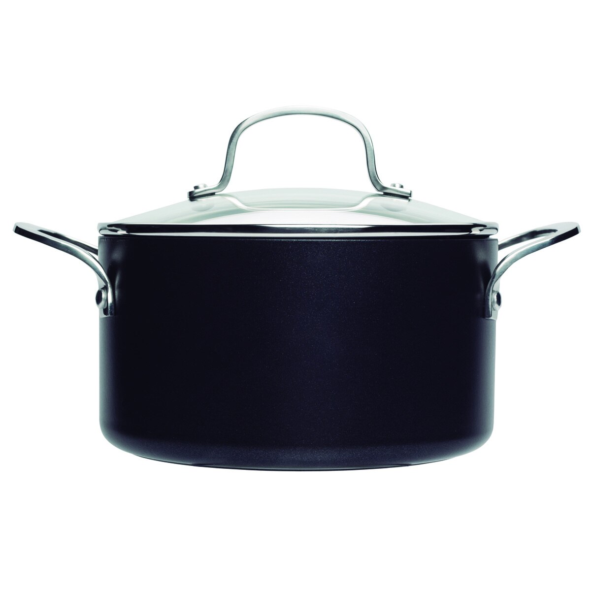 Cacerola Antiadherente Arcos Durapro 699100 de acero inoxidable de 20 cm presentación en caja