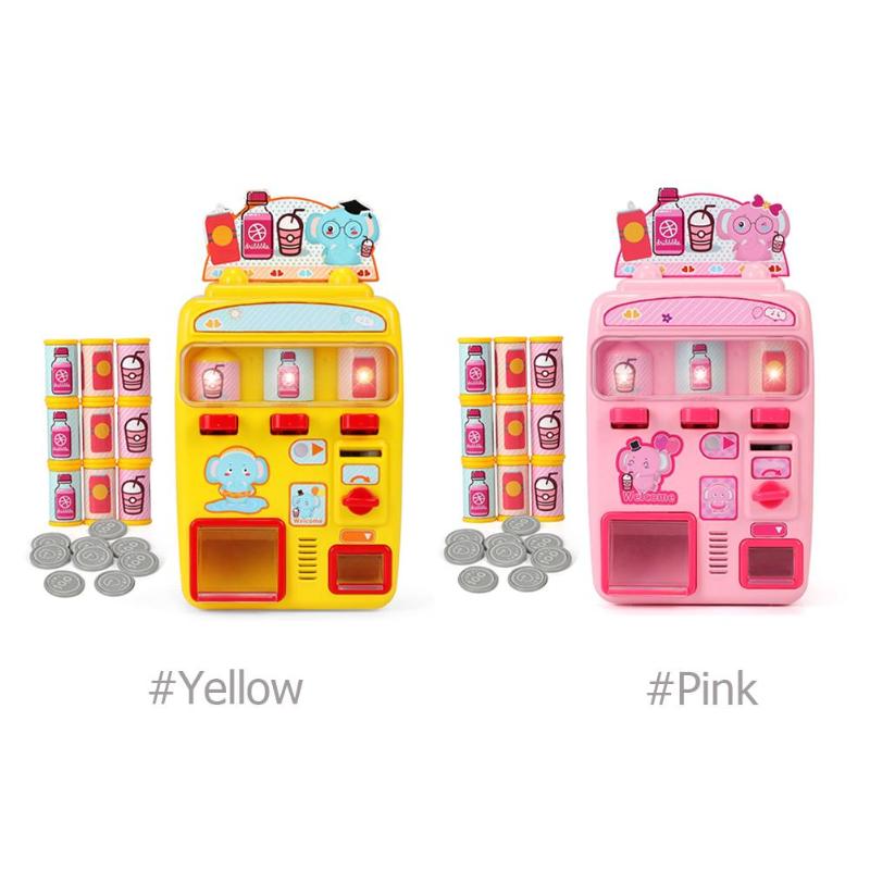 Children Toy Vending Machine Simulation Shopping House Set Groceries Toys