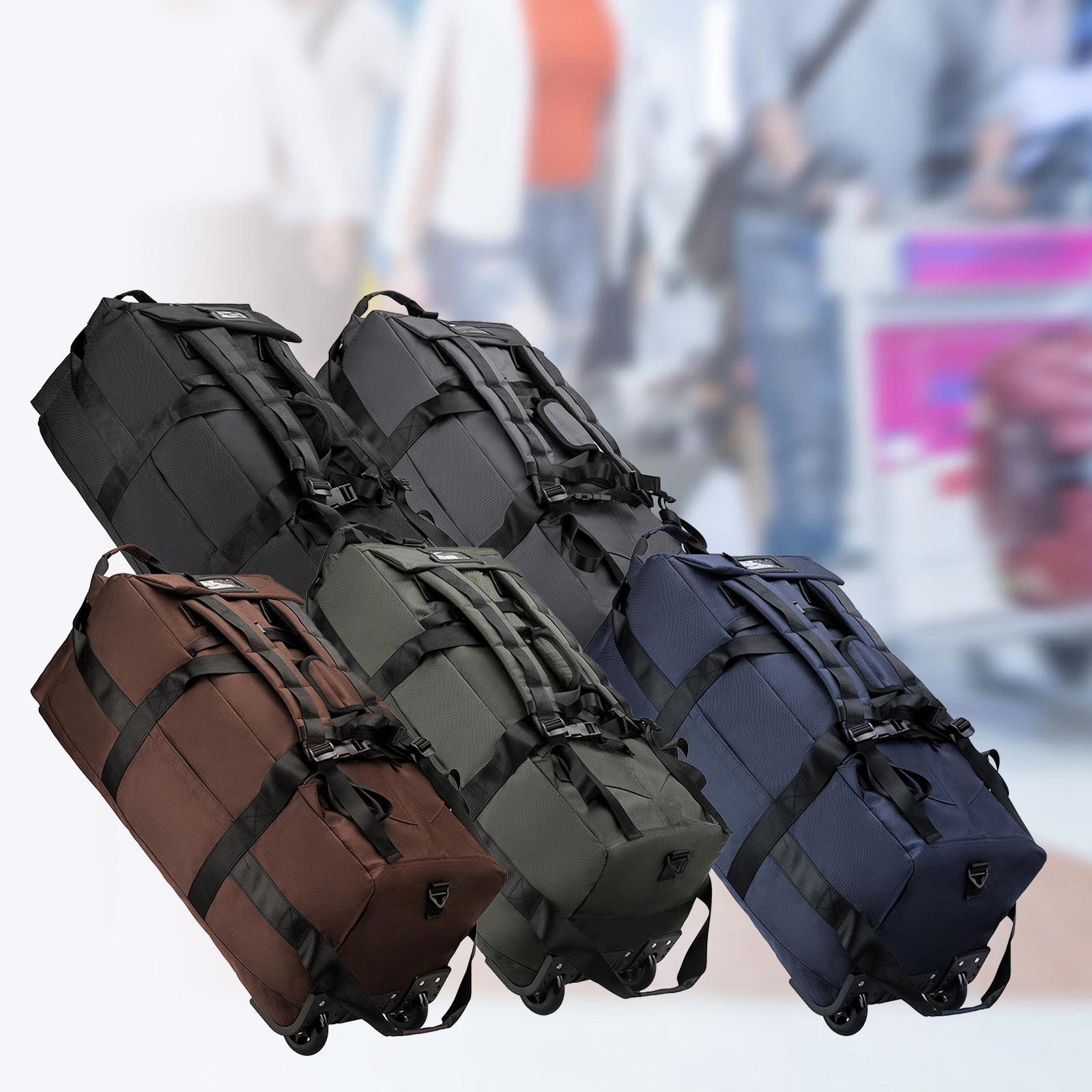 Borsone con ruote Valigia pieghevole per borsa da campeggio in spiaggia da viaggio