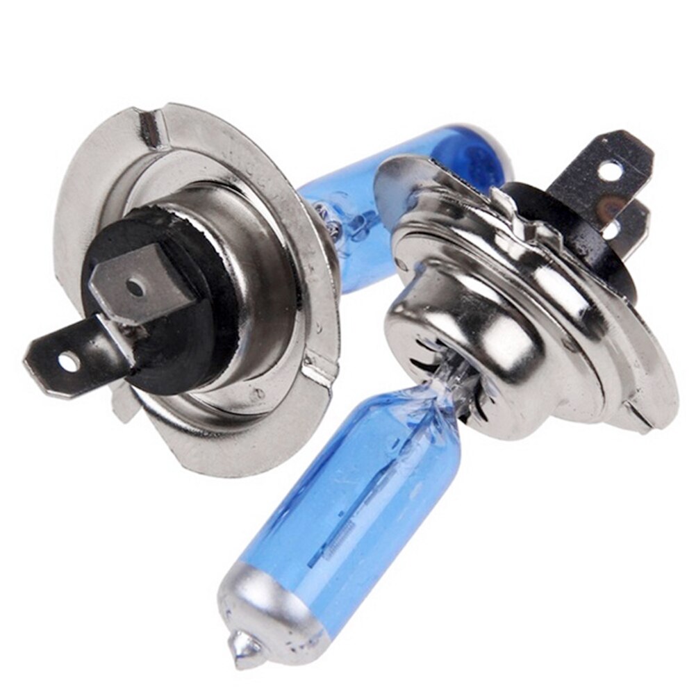 2pcs H7 Halogen Lamp 5000K 12V 55W Xenon Dark Blue Super White Quartz Glass Car Headlight Replacement Bulb Auto Lamp