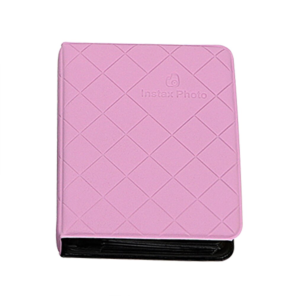 36 lommer polaroid fotoalbum til fujifilm fotoalbum bærbar mini instant billedlagring id-kort pakke: Lilla