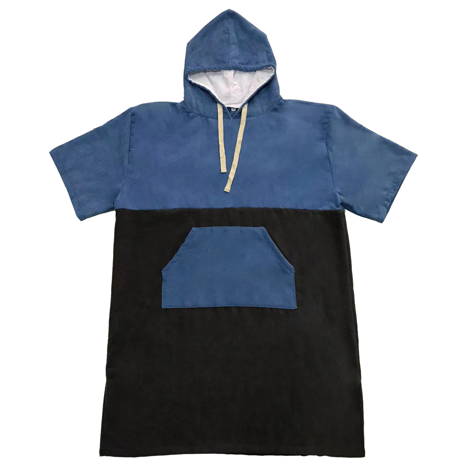 Schwimmen Tauchen Mit Kapuze Bademantel Verdicken Ändern Kleid Poncho warm Halten Mikrofaser Handtuch Winddicht Winter Surfen Schnell Trocknend Mantel: Schwarz