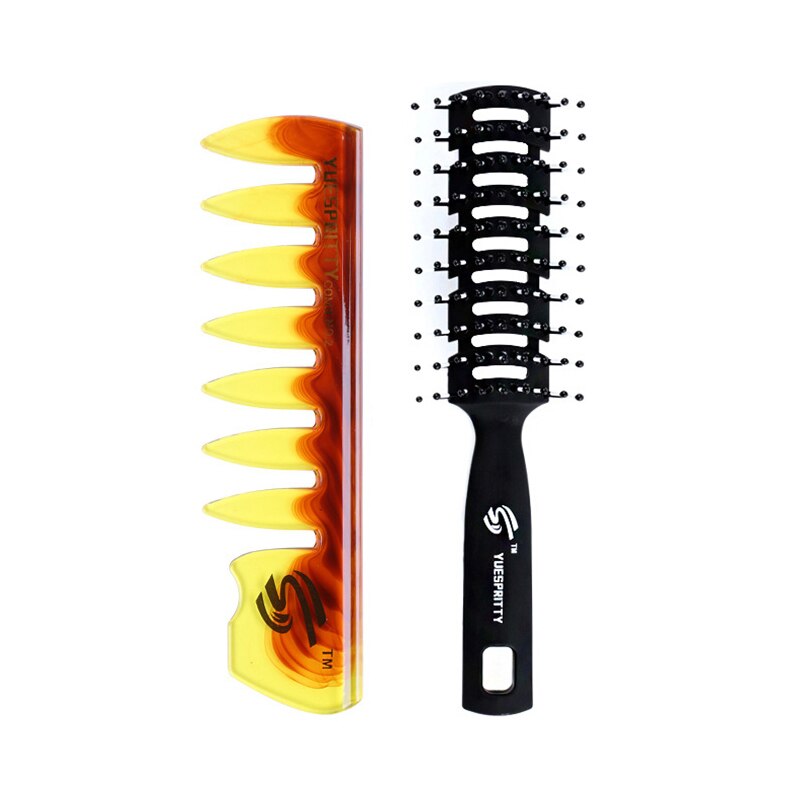 Men's beard comb Hair Oiling Comb For Man Styling Comb Tool Plastic Wide Tooth Comb: HPSNO2 YP