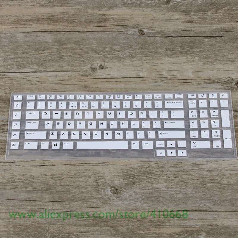 Silicone Keyboard Cover Skin Protector For Dell Alienware AREA-51M AREA-51 17 R3 M17 M15 17r5 15r4 r3 17.3 15.6 inch Laptop