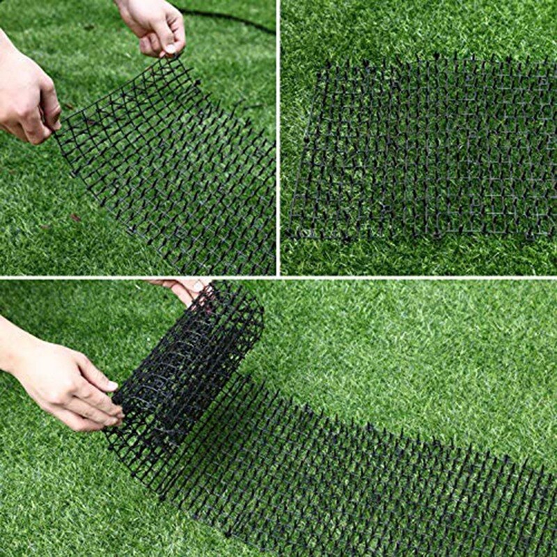 Cat Scat Mat with Spikes Cat Dog Animal Spikes Repellent Deterrent Mat Indoor Cat Outdoor Mat for Garden 2M x 0.