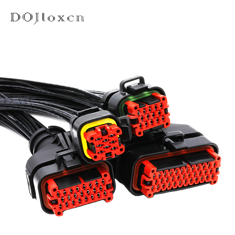 1 Ssts 8 14 23 35 Pin AMP 776273-1 770680-1 Auto ECU Cablaggio Female Connettore With Wire 18cm 776164-1 770680-1