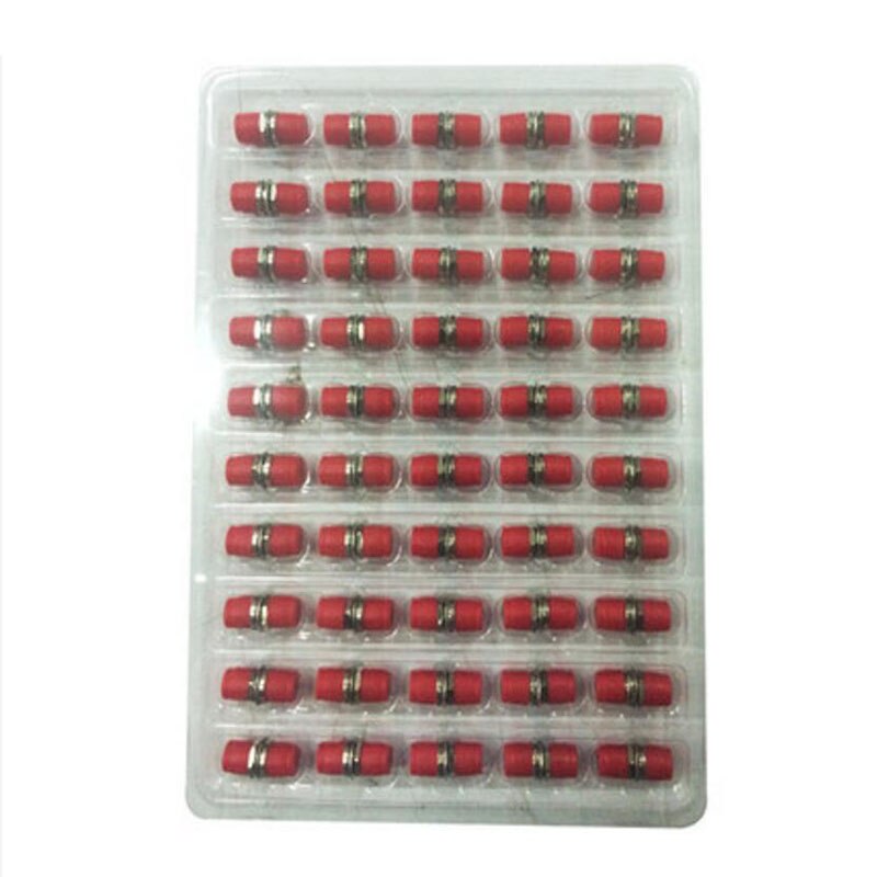 50pcs FC UPC Circular Simplex Fiber Optic Adapter FC UPC Fiber Optical Attenuator Singlemode Connector: Default Title