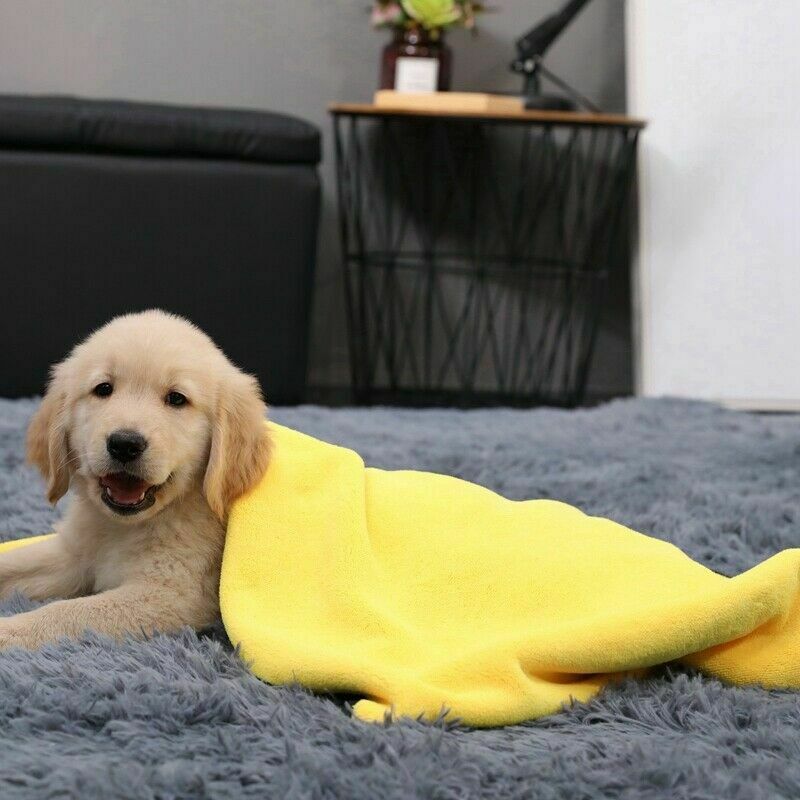 Toalha de banho macia do cão de estimação do animal de estimação toalha de banho ultra absorvente microfibra oversized toalha de secagem rápida para pequeno médio grande toalha de cão