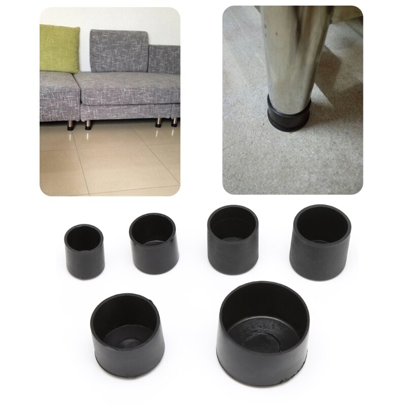 4 Teile/satz Kunststoff Stuhl Zwinge Anti kratzen Möbel Füße Bein Boden Schutz Kappen