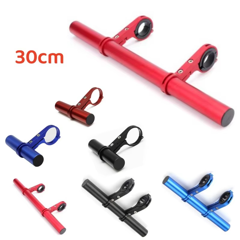 Extensor de manillar de patinete eléctrico, soporte de montaje de luz de bocina, adaptador elevador de manillar, lámpara de bicicleta, accesorios de linterna