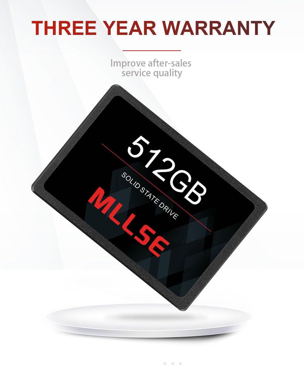 MLLSE SSD 256GB 512GB 1TB 2.5'' SATA III SSD TLC 500MB/S Internal Hard disk drive for Laptop Desktop and Server