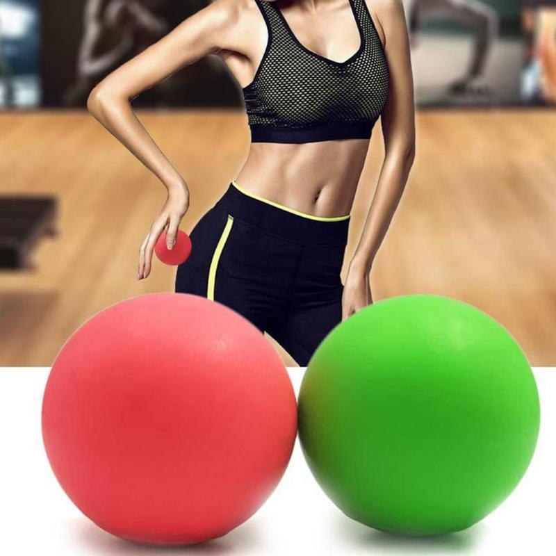 TPE Lacrosse Ball Fitness Relieve Trigger Point Training Fascia Ball Massage Ball Hockey Y3I1