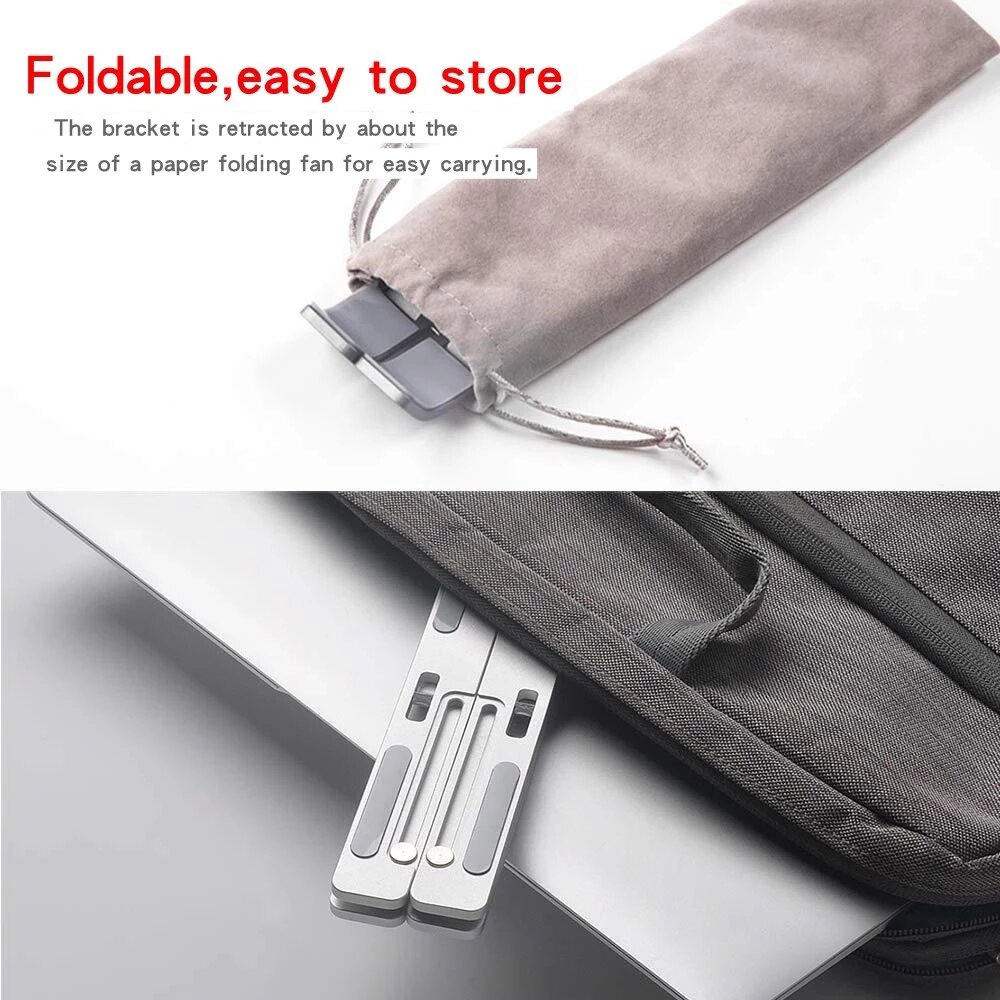 Laptop Holder for MacBook AirPro Adjustable Foldable Aluminium Alloy Support Base Notebook ,Laptop Stand for PCNotebook