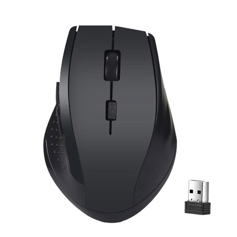 2.4GHz Wireless Optical Mouse for PC Gaming Laptops Game 6 Keys Wireless Mice with USB Receiver Computer Mouse