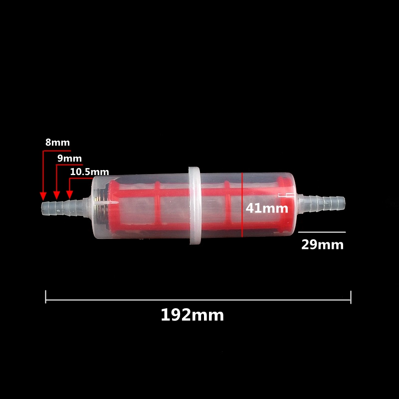 1-5 Stuks 7 Mm 8 Mm 3/8 "Auto Moto Brandstoffilter Motor Inline Carb Brandstof gas Filter Voor Grasmaaier Kleine Motor Auto Accessoires: green / 1/4''