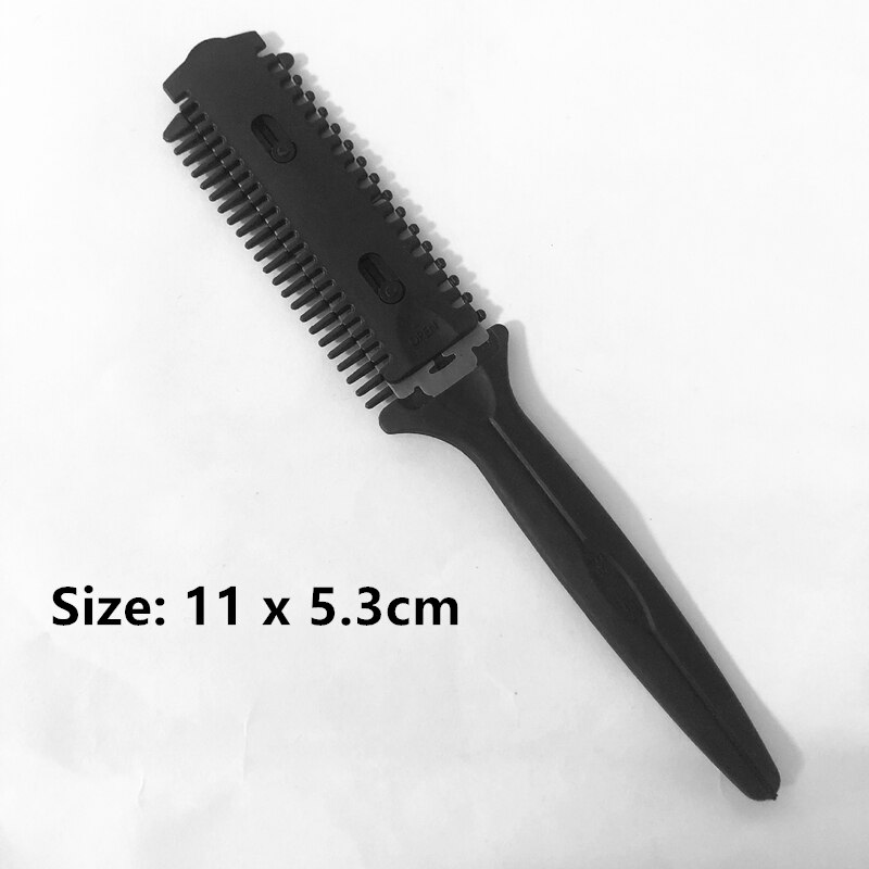 Barber Hair Razor Comb Scissor Tools Bangs Brush Hairdressing Trimmers Hair Shaving Blades Cutting Thinning Beauty Styling