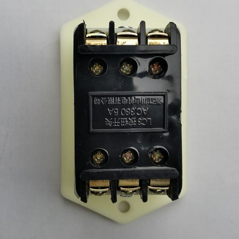 1PC Three Phase Button Starter Switch LC3 380V/220V Press Button Switch Bench Drill Drilling Machine Switch Start Switch 5A