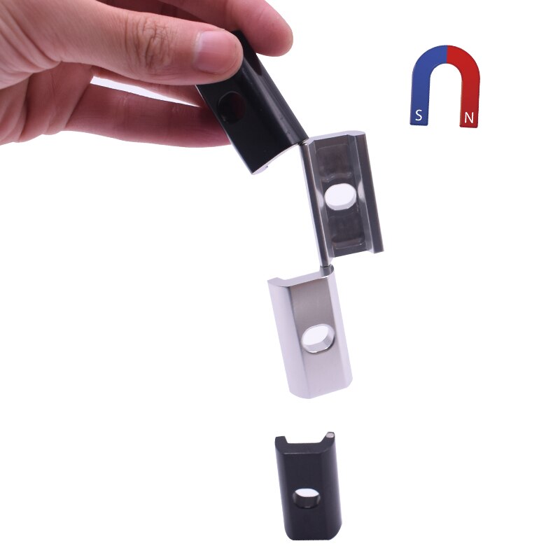 TWTOPSE Cycling Bike Magnetic Hinge Clamp Plate For Brompton Folding Bike Bicycle C Clamp Plate Lightweight 31.8g Aluminum Alloy