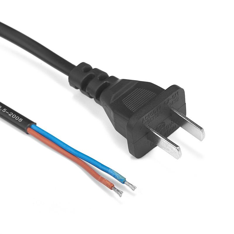US EU Power Kabel Pigtail Elektrische Rewired Kabel 1.5m 5ft Euro Plug AC Power Lead Kabel Voor AC Outlet uitbreiding Socket Lampen