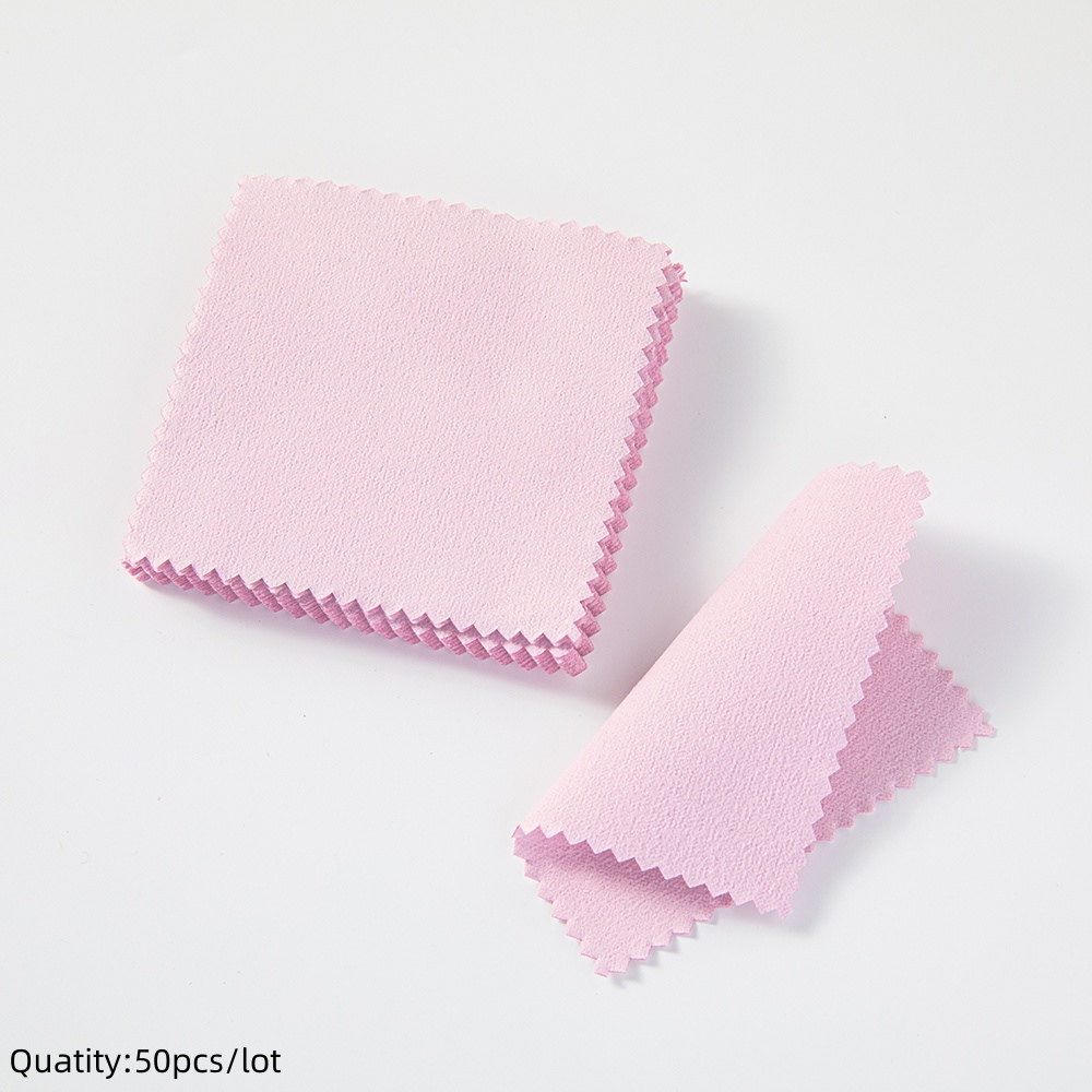 10/50pcs Sterling Silver Cleaning Polishing Cloth Clean Wipe For Jewelry Tool And Equipment Individually Package: Goud