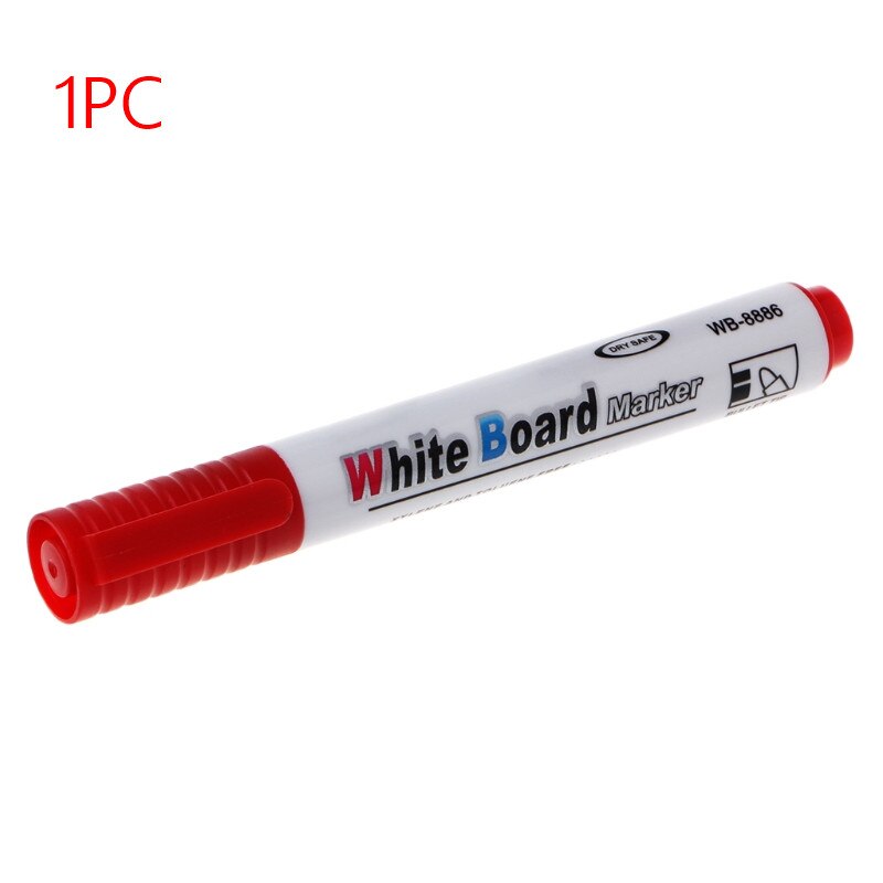 4PCS/Set Erasable Whiteboard Marker Pen Environment Friendly Marker Office School Home: 1pc R