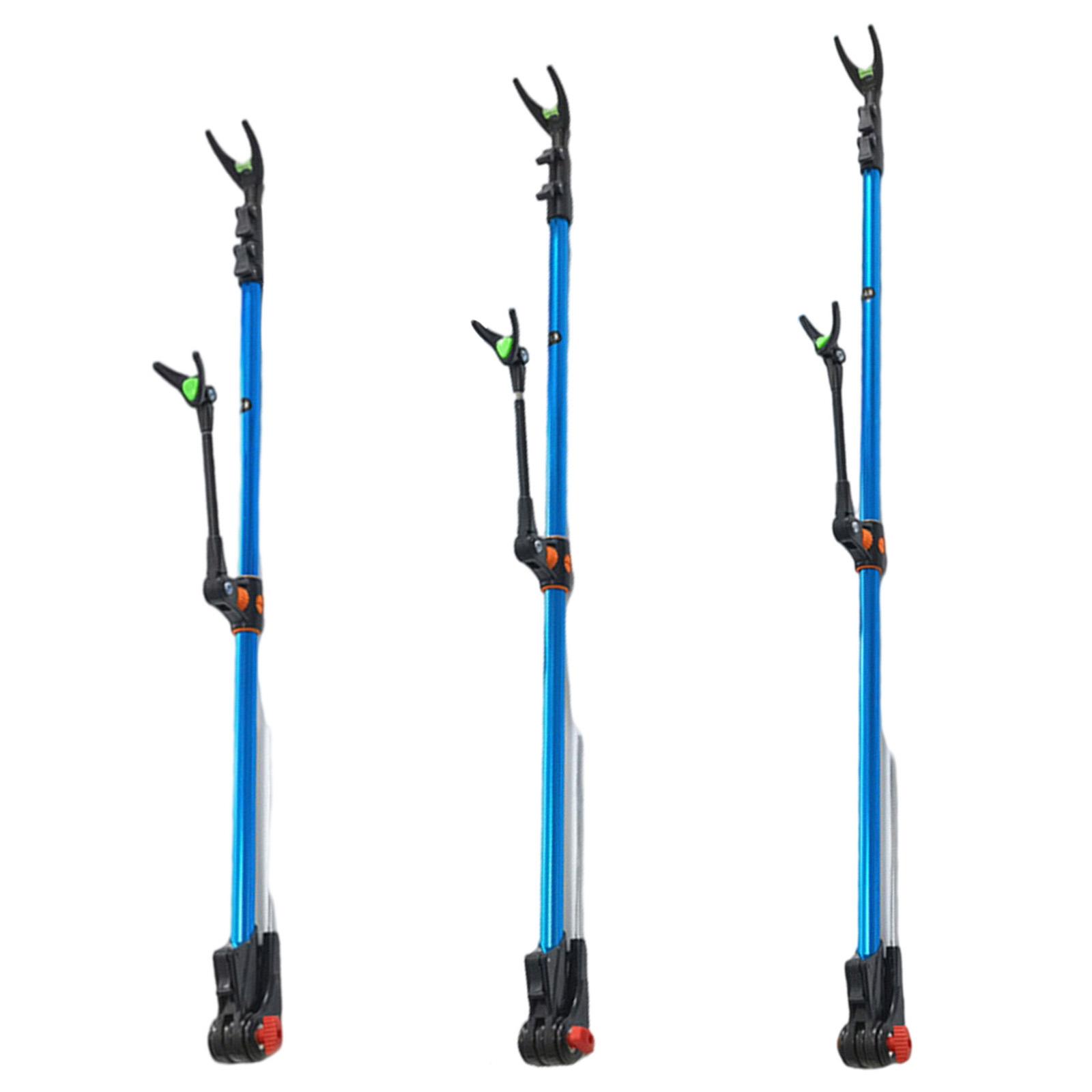 Support de canne à pêche, outil de matériel, extensible, Durable, réglable avec des accessoires de piquet de terre