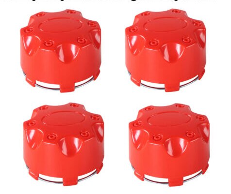 Wheel Center Caps Compatible for Polaris Ranger RZR Sportsman 1521509-521: Red
