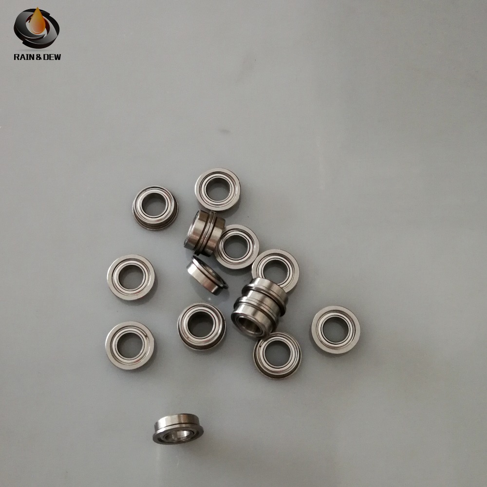 24 Uds MF63ZZ rodamiento de brida 3X6X2.5mm ABEC-9 brida tamaño miniatura rodamientos de funcionamiento silencioso