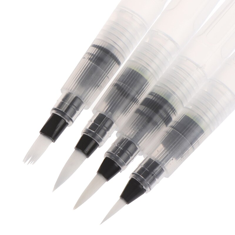 6 sztuk zestaw farba wodna miękki pisak z pędzelkiem pędzle robić akwareli pióro wielokrotnego napełniania szczotka nylonowa końcówka robić malowania robić rysowania artystycznego