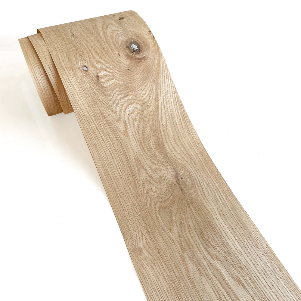 Hojas de chapa de madera Natural de roble europeo, reacondicionadas de muebles/guitarra/altavoz/interior automotriz, chapa DIY hecha a mano