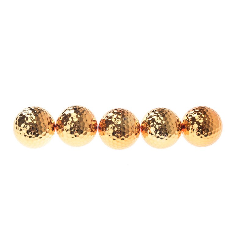 Balles de Golf couleur or, 1 pièce, équipement de Golf, nouveauté