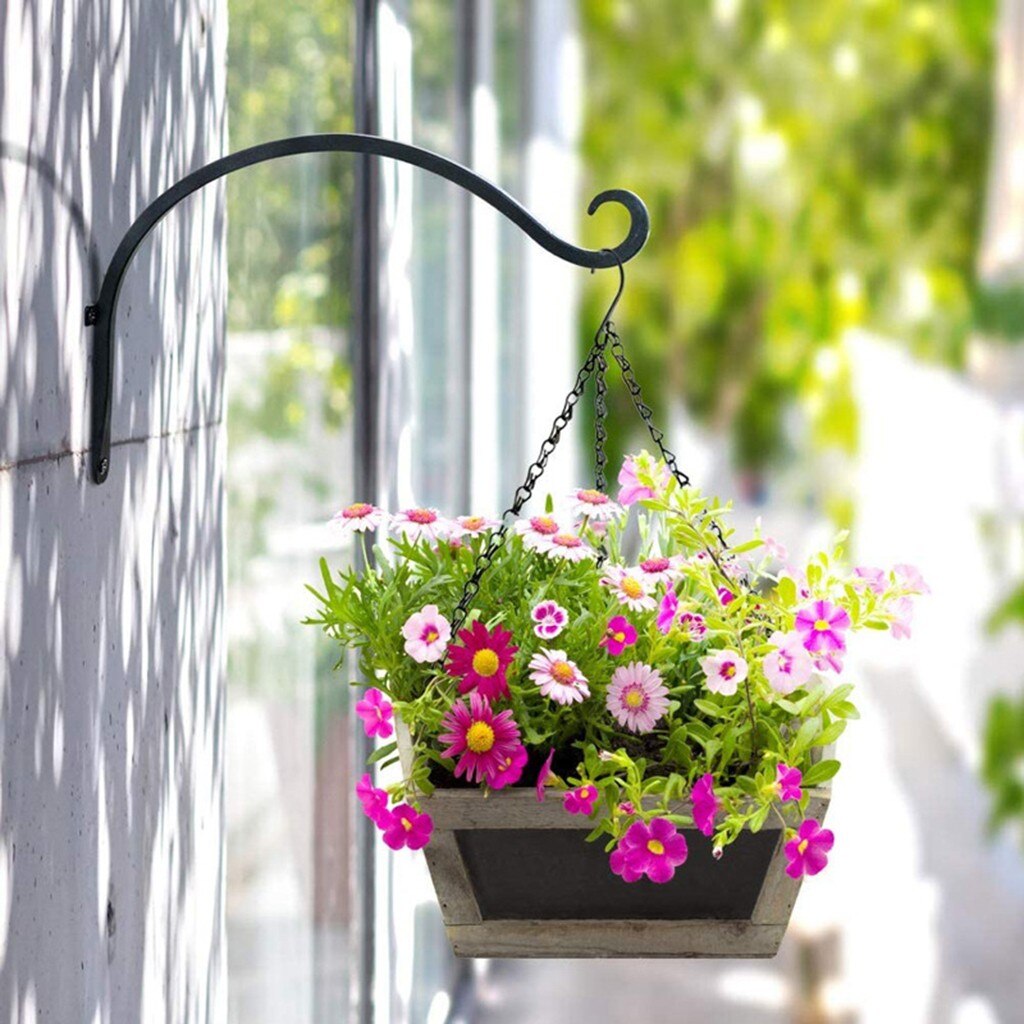 Metal Plant Opknoping Beugel Haak Stevige Muur Plant Hangers Indoor Outdoor Planten Haken Muur Haken Hanger Sterke Haken 710: BK