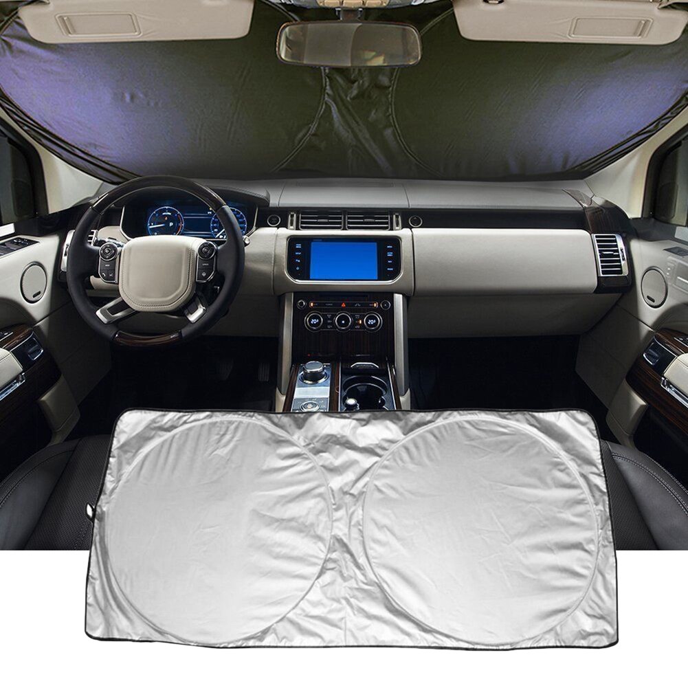 Foldable Heat Sun Shade Truck Van Car Front Windshield Visor Cover Protector