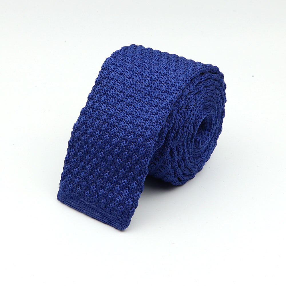 Corbata de punto para hombre, corbatas finas de tejido liso y colorido, estilo clásico, a la , para ocio