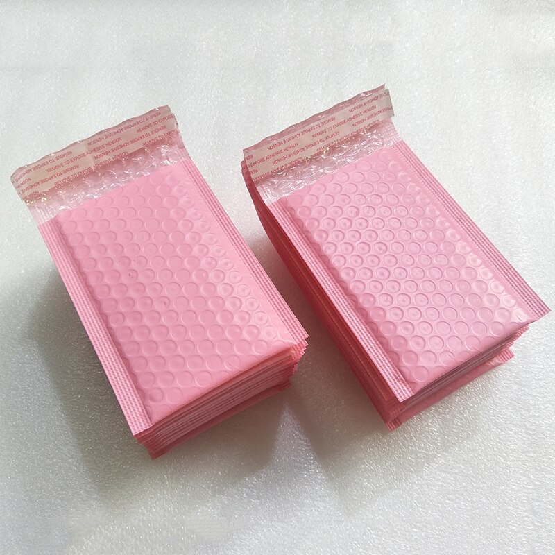 25 stk boble kuvertpose pink boble polymailer selvforseglet postposer polstrede kuverter til bogmagasin foret mailer 11 x 15cm