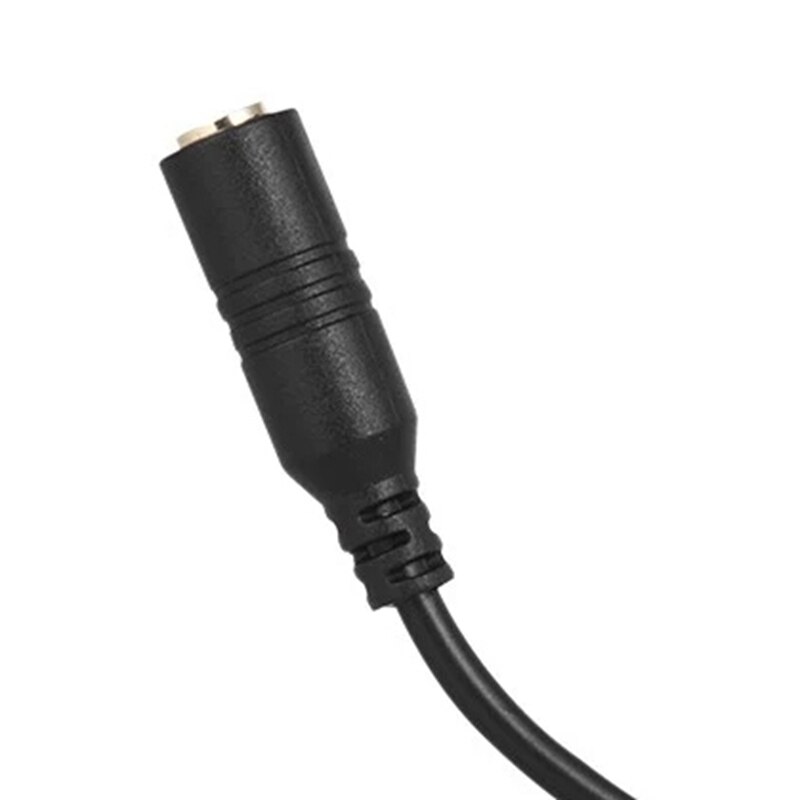 Cable adaptador de micrófono en ángulo recto, convertidor de micrófono de Audio estéreo, 3,5mm, 3 polos, TRS hembra a 4 polos, TRRS macho, 90 grados