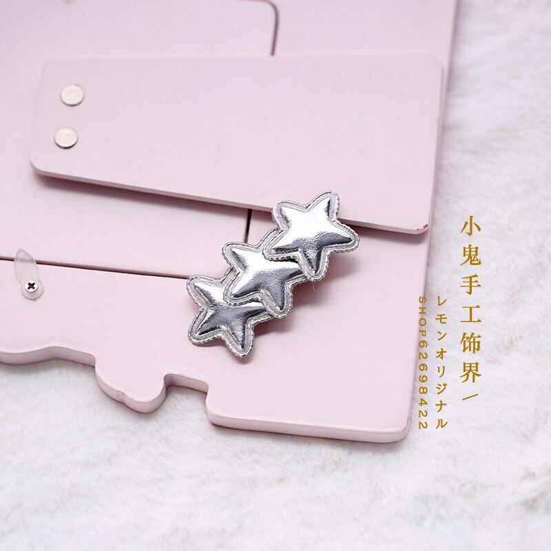 Épingle à cheveux japonaise rose violette faite à la main, nœud mignon et doux, accessoires pour cheveux, coiffure lolita, épingle à cheveux faite à la main: Clip n° . 4 poissons