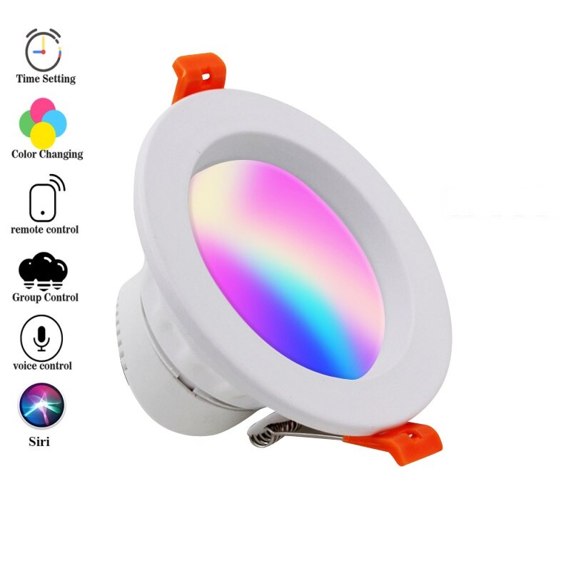 Smart Light Bulb LED Intelligence Smartphones Wi-Fi Long-range Control Integrated Embedded Down Light Home & Living Lamp