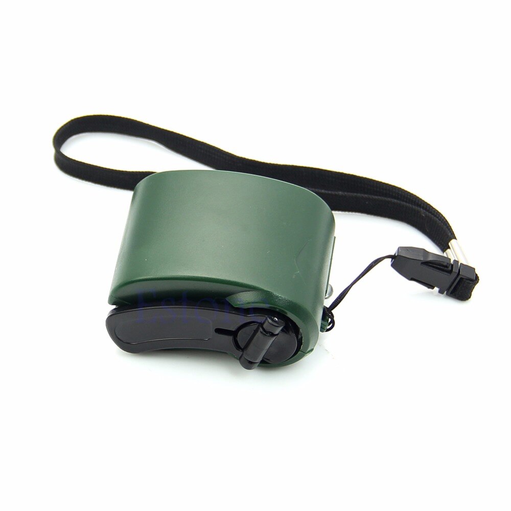 Cargador con manivela Manual para teléfono móvil, accesorio de emergencia con USB, Dinamo Manual para PDA móvil, MP3, MP4
