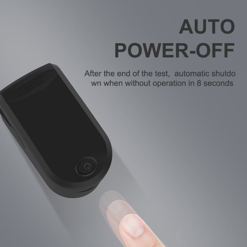 Pulse oximeter fingertips, large LED display pulse oximeter finger blood oxygen saturation monitor