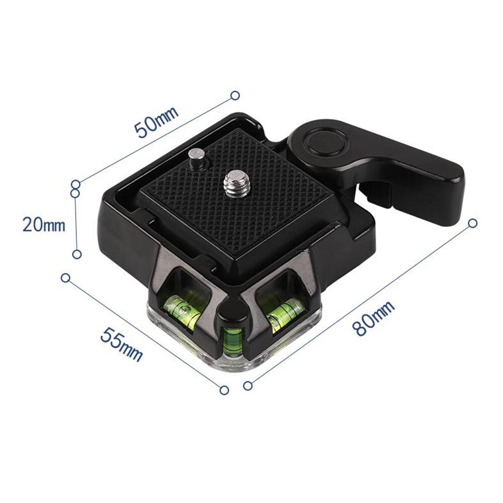 Kamera stativ platte einbeinstativ Drei-dimensional Kunststoff Adapter halterung Kamera Stativ Kopf Schnelle Freisetzung Platte Stativ Plattform