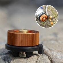 Adaptador de latas para acampada, cabezal convertidor de quemador de Picnic, Cartucho de combustible de Gas para quemadores divididos, accesorios para estufa al aire libre, 28x42mm