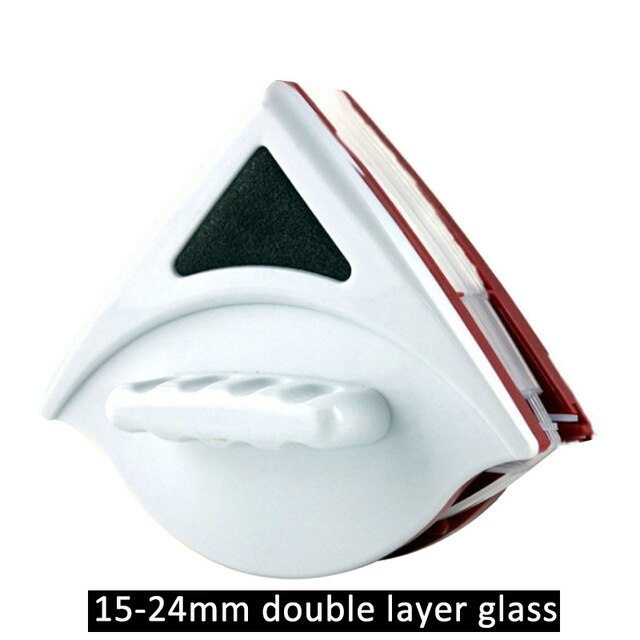 Magnetic Window Cleaner Double Sided Window Cleaning Tool Adjustable Magnet Glass Wiper Household Window Clean tool: 15-24 double layer