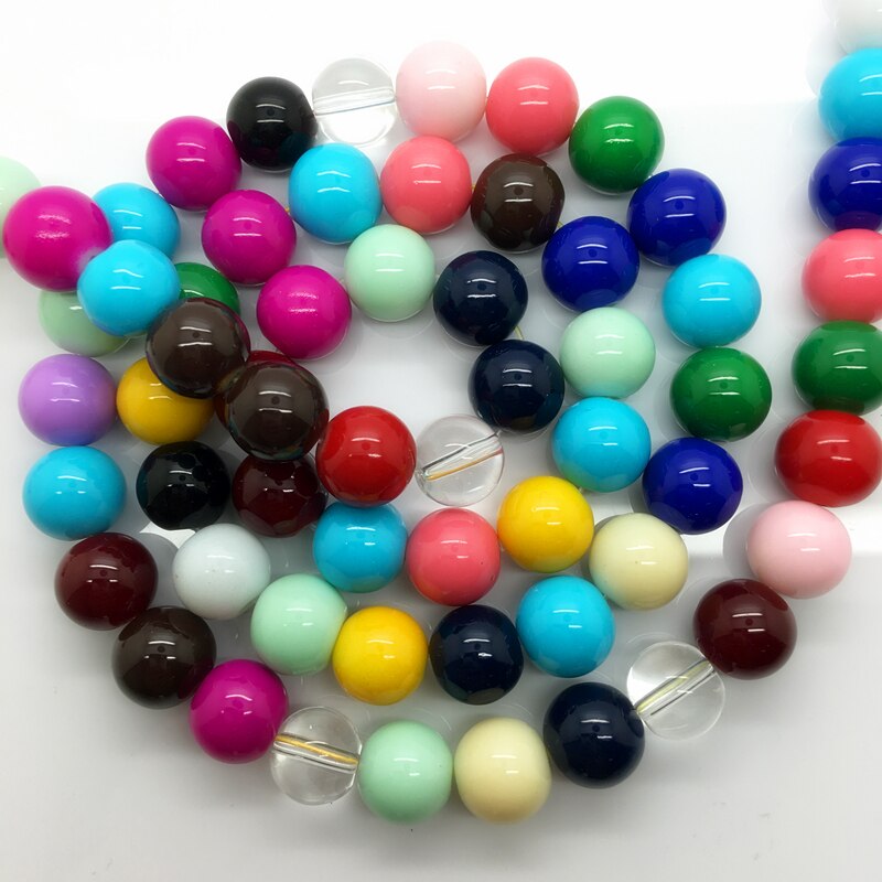 100 pcs 4mm DIY Glazen Parel Ronde Spacer Losse Kralen Sieraden Maken: 20