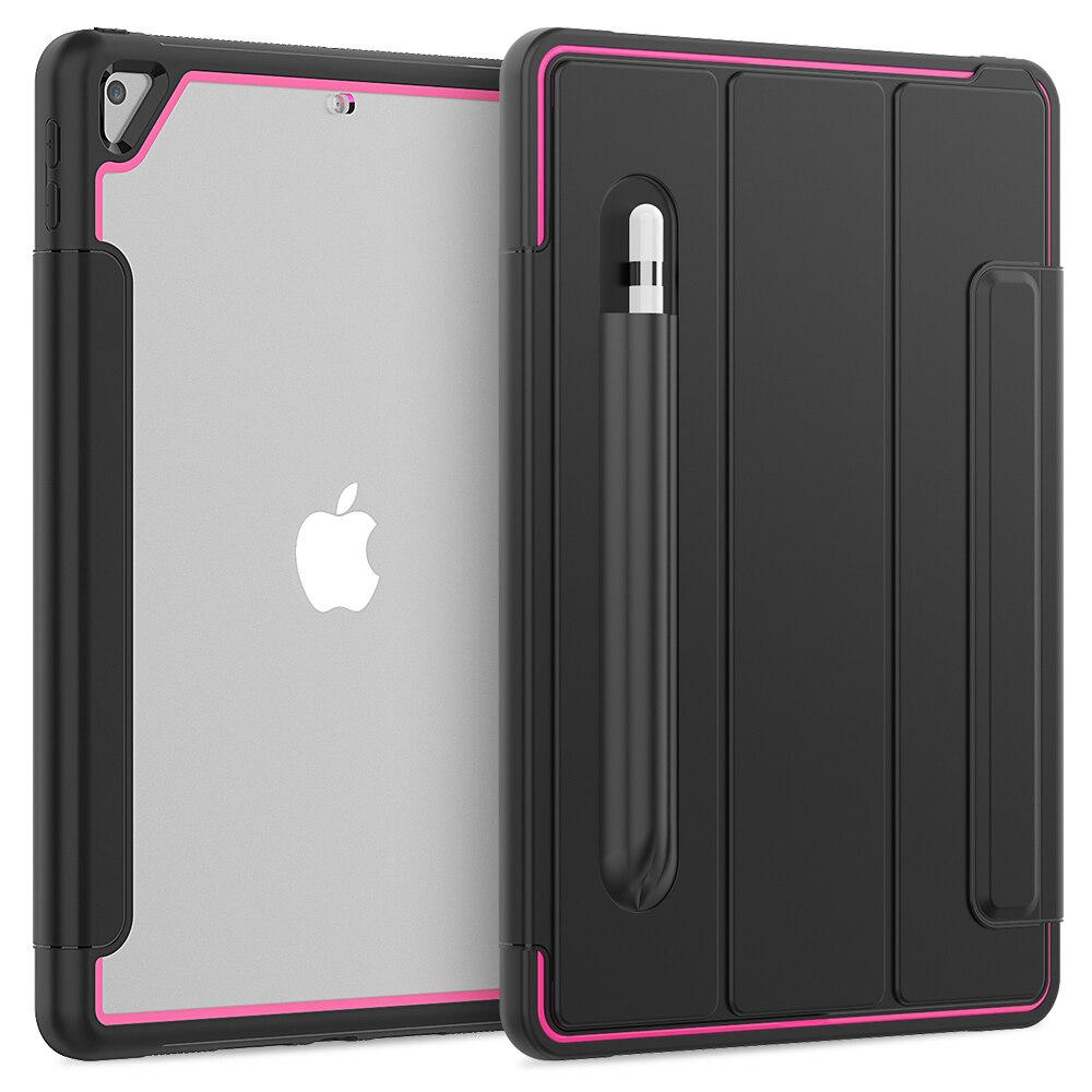 Danycase för ipad 10.2 fodral för ipad 7th generation fodral med pennhållare smart fall auto sömn / vakna för ipad 7 omslag: Reste sig