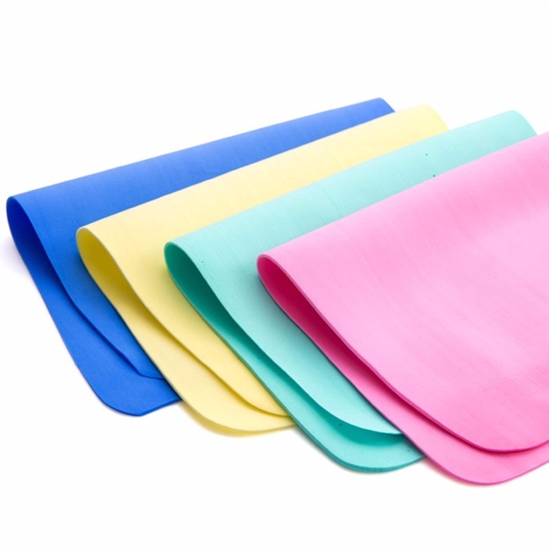 Microfiber pva toalha limpa super absorvente pano multifunction sintético deerskin toalha de limpeza para lavagem de mesa de janela de carro