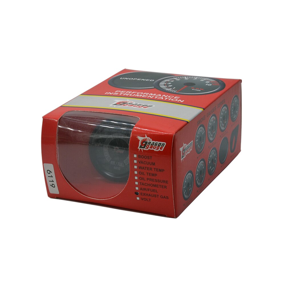 Jauge de rapport Air/carburant Dragon 52mm, capteur d&#39;oxygène à bande étroite, pour moteur de voiture, électronique, numérique, LED,